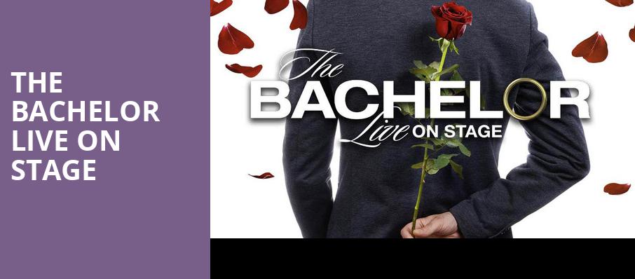 The Bachelor Live On Stage, Benedum Center, Pittsburgh