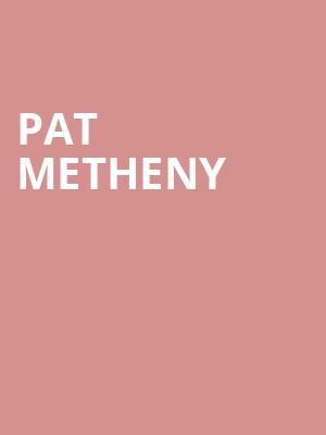 Pat Metheny, Carnegie Library Music Hall Of Homestead, Pittsburgh