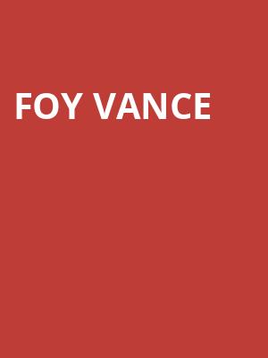 Foy Vance, City Winery, Pittsburgh