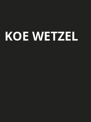 Koe Wetzel, Stage AE, Pittsburgh