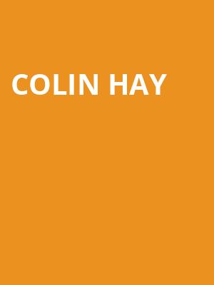 Colin Hay Poster