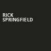 Rick Springfield, The Meadows, Pittsburgh